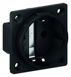Bals 714 Schuko-Anbausteckdose 16A 3p IP20 schwarz H/B/T:50x50x36mm