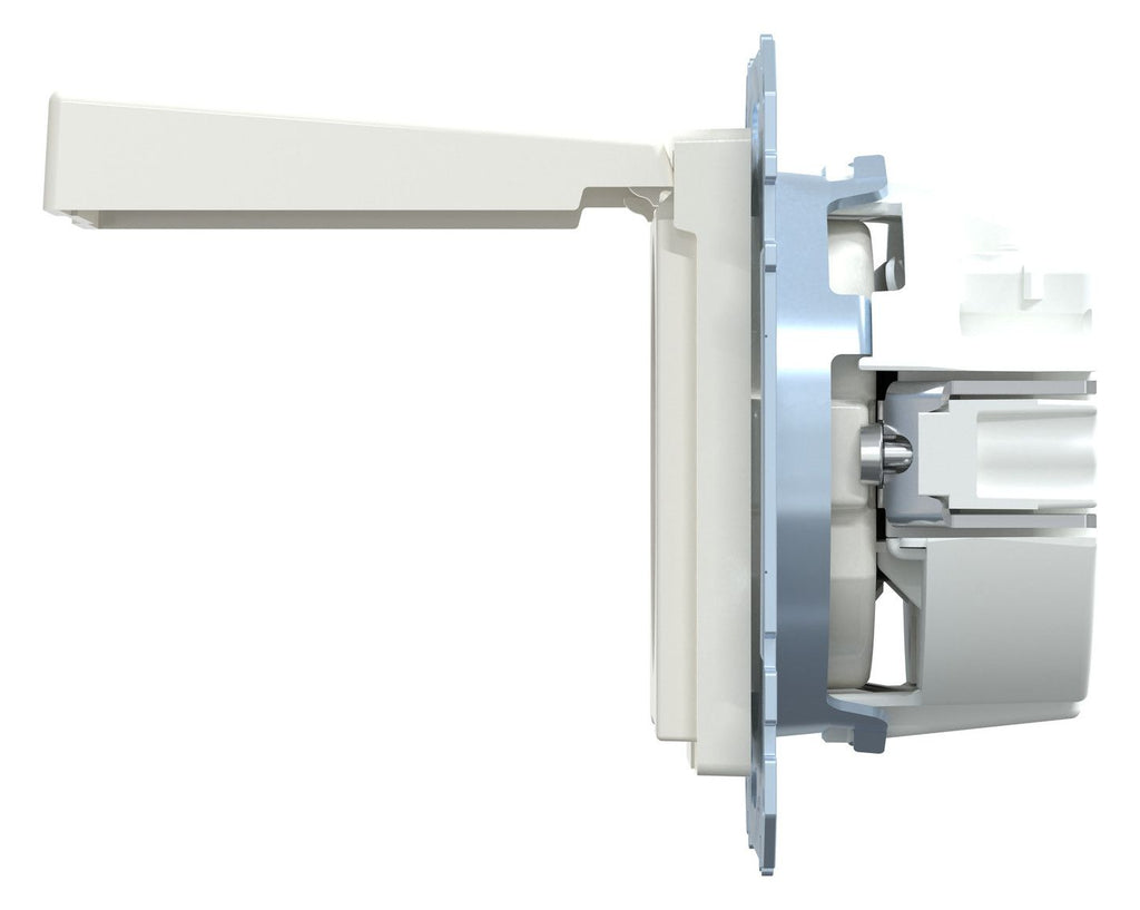 Mert MEG 2414-0319 SCHUKO-Steckdose BRS m.Klappdeckel IP44 SK polarweiß gl. S.M