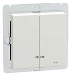Mert MEG 3424-0319 Doppelwippe m.Ko.- fenster IP44 polarweiß glänzend System M