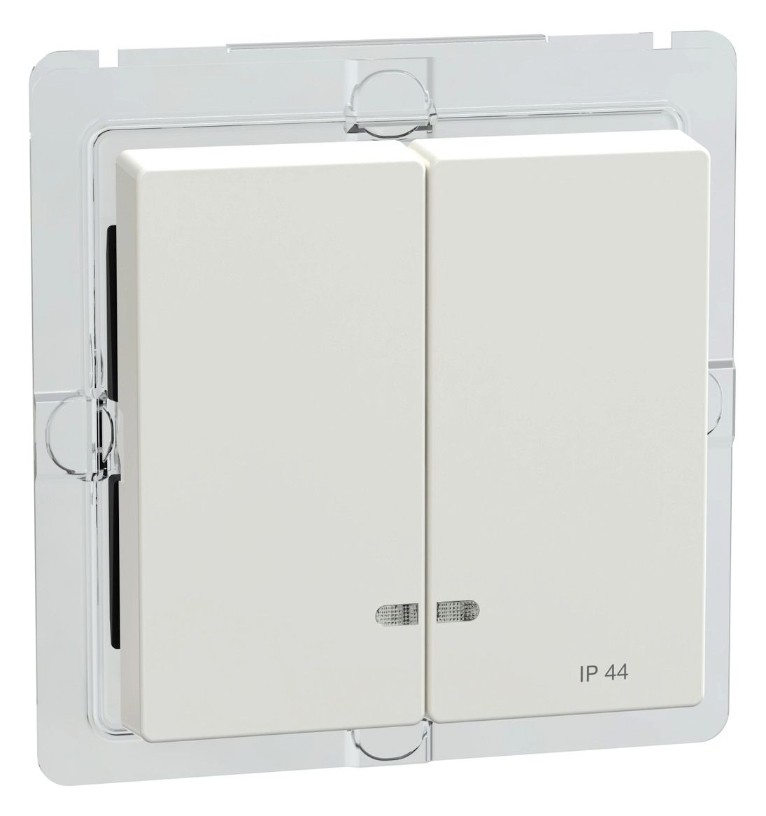 Mert MEG 3424-0319 Doppelwippe m.Ko.- fenster IP44 polarweiß glänzend System M