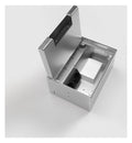 Bodensteckdose 8904BB 3x Schuko 1x RJ45 2fach belegbar 8904BB-2-0