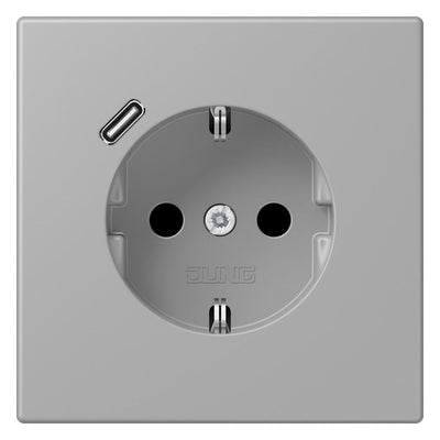 Jung LC1520-18C204 SCHUKO-Steckd.m.USB Typ C LC32012