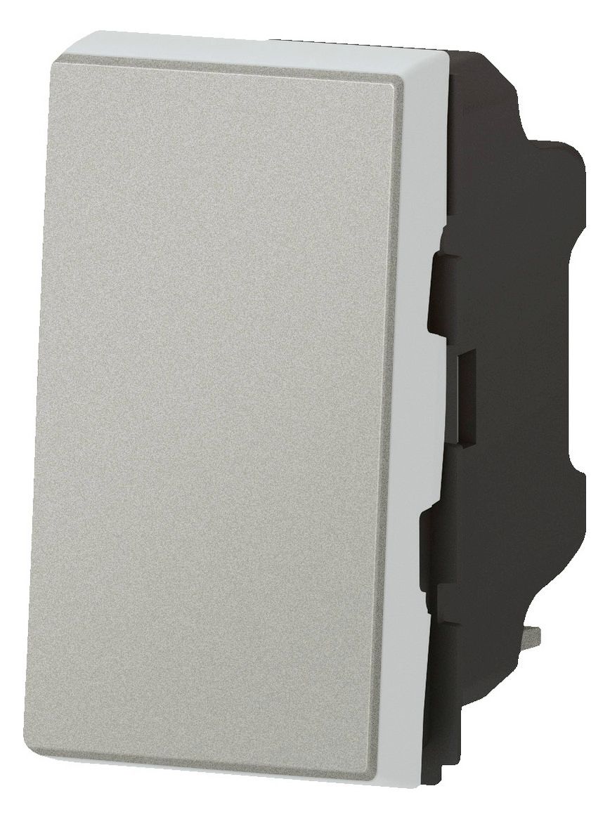 Legrand 079201L MSC Wechselschalter 10A (SL) 1-modulig beleuchtbar Aluminium
