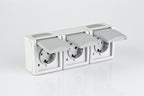 RED 2410-50-0030 Schuko Steckdose FR AP 3-fach IP54 waagrecht