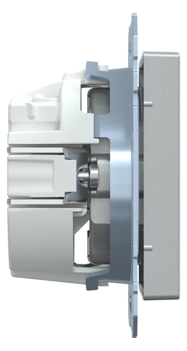 Mert MEG 2401-0460 SCHUKO-Steckdose SK aluminium System M