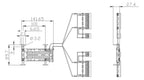 Siemens 3KC9834-1 f.3KC8 Spannungs- versorgungskabel oberseitig 2p f.250A