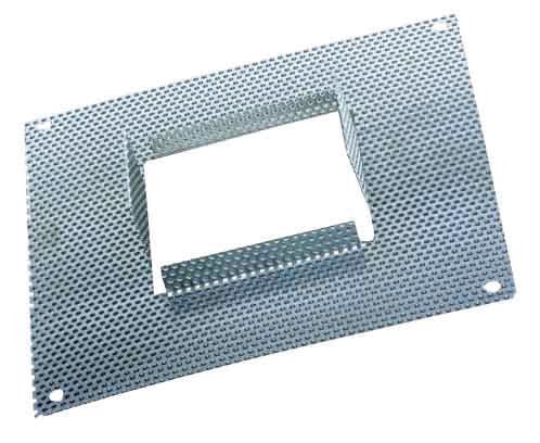 Rutec 57154 Einputzrahmen f.57200-57216 aus Metall (Lochblech)