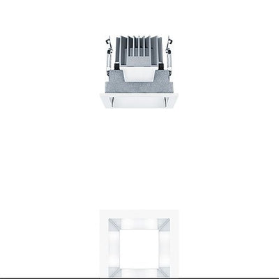 Zumtobel PANOS EVO Q100L 15W LED840 SWI AL WH LED Einbauleuchte 60815232