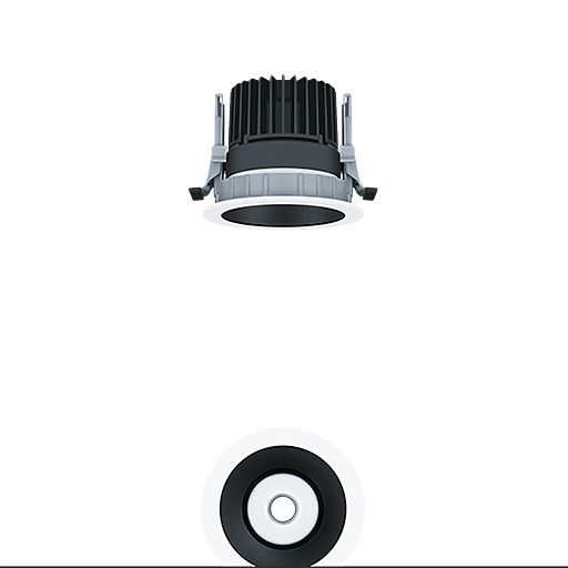 Zumtobel PANOS INF R100L 15W LED940 LDO VFL-BK WH LED Decken-EBleuchte 60816789