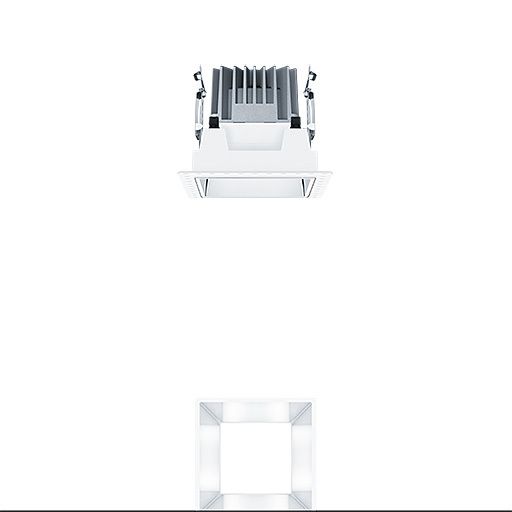 Zumtobel P-INF Q100L LED1600-940 LDO AL TL LED Decken-Einbauleuchte 60817978