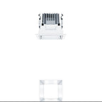 Zumtobel P-INF Q100L LED1600-940 LDO AL TL LED Decken-Einbauleuchte 60817978