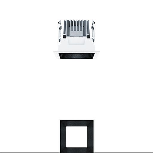 Zumtobel P-INF Q100L LED500-940 LDO BK TL LED Decken-Einbauleuchte 60817919