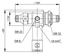 TEGA 100024254 N-Überspannungsableiter (F-F) Einbau 380-512MHz 50Ohm
