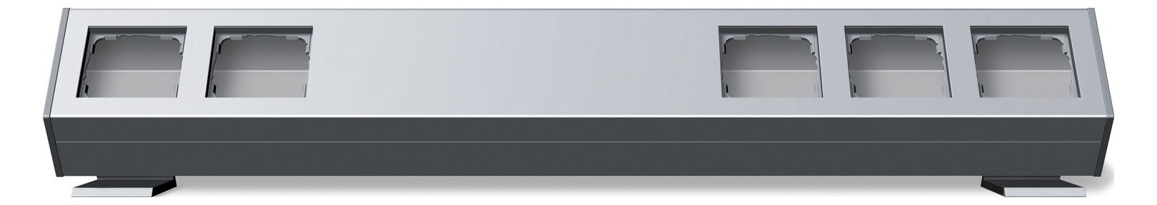 GIRA 119526 Profil 5fach 600mm Befest.- winkel Profil 55 Aluminium