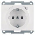 Berker 47087009 Steckdose SCHUKO+Fi u.erh.BS K.1 polarweiß glänzend