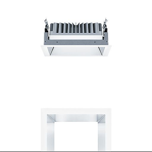 Zumtobel P-INF Q190L LED1800-940 LDO AL WH LED Decken-Einbauleuchte 60818239
