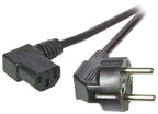 EFB EK535.2 Netzleitung Schuko 90°-C13 90° schwarz 2m 3x0.75qmm