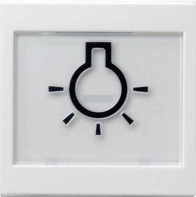 GIRA 021603 Wippe+BSF+Symbol Licht groß tastbar System 55 Reinweiß glänzend