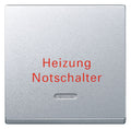 Mert 431860 Wippe m.Kontrollfenster+ Aufd. Heizungsnot aluminium System M