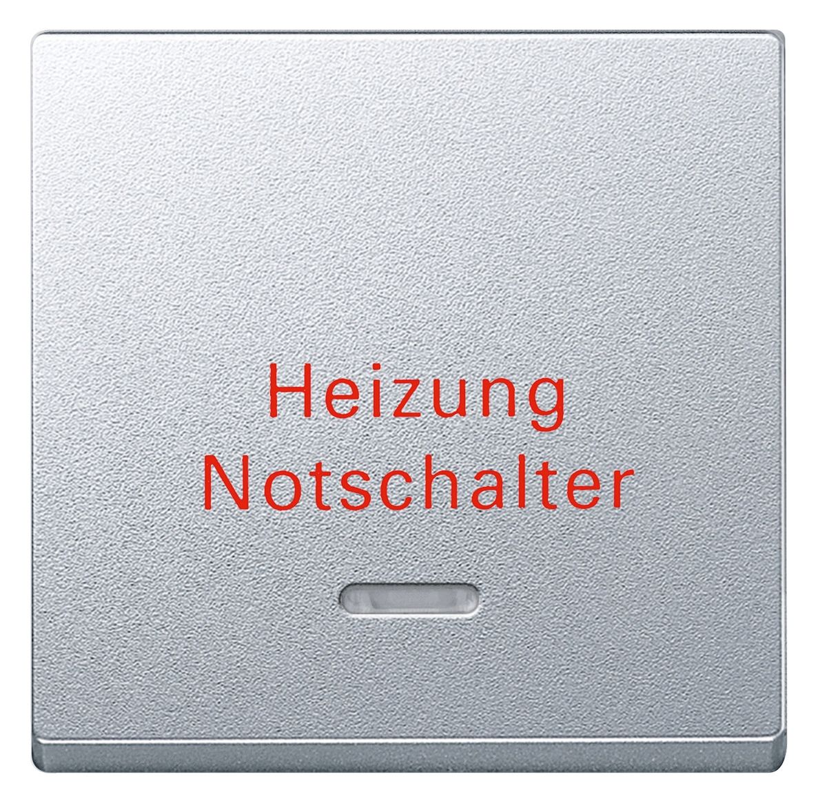 Mert 431860 Wippe m.Kontrollfenster+ Aufd. Heizungsnot aluminium System M
