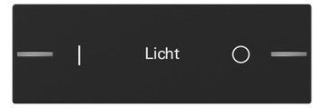 GIRA 8623005 Wippe Wippenset 3f indiv.Tastsens.4.55 Schwarz m