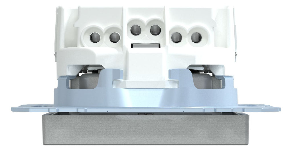 Mert MEG 2352-0460 SCHUKO-Steckdose+Kz Waschmaschine BRS StK aluminium System M