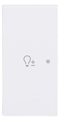 BJ 6234-21-44M Wippe 2-fach links m.Symbol "Dimmer"