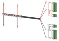 Siemens 3KC9834-4 f.3KC8 Spannungs- versorgungskabel obers. 2p f.800-1000A