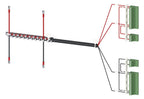 Siemens 3KC9834-4 f.3KC8 Spannungs- versorgungskabel obers. 2p f.800-1000A