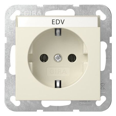 GIRA 445701 SCHUKO-Steckdose BSF System 55 Cremeweiß glänzend