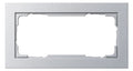 GIRA 100225 Abdeckrahmen 2f o.Mittelsteg E2 Farbe Alu