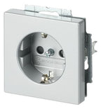 BJ 2300 EUCB-83 SCHUKO Steckdosen Einsatz alusilber future linear