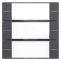 GIRA 577328 Wippenset 3f BSF Tastsensor4 System 55 Klar/Anthrazit