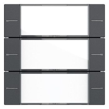 GIRA 577328 Wippenset 3f BSF Tastsensor4 System 55 Klar/Anthrazit