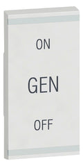 Legrand 574483 MyHOME-Wippe Symbol GEN-ON-OFF f.CREO u.GALEA LIFE 1M Weiß