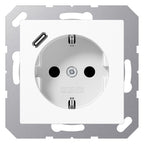 Jung A1520-18CWW SCHUKOsteckdose m.USB Typ C