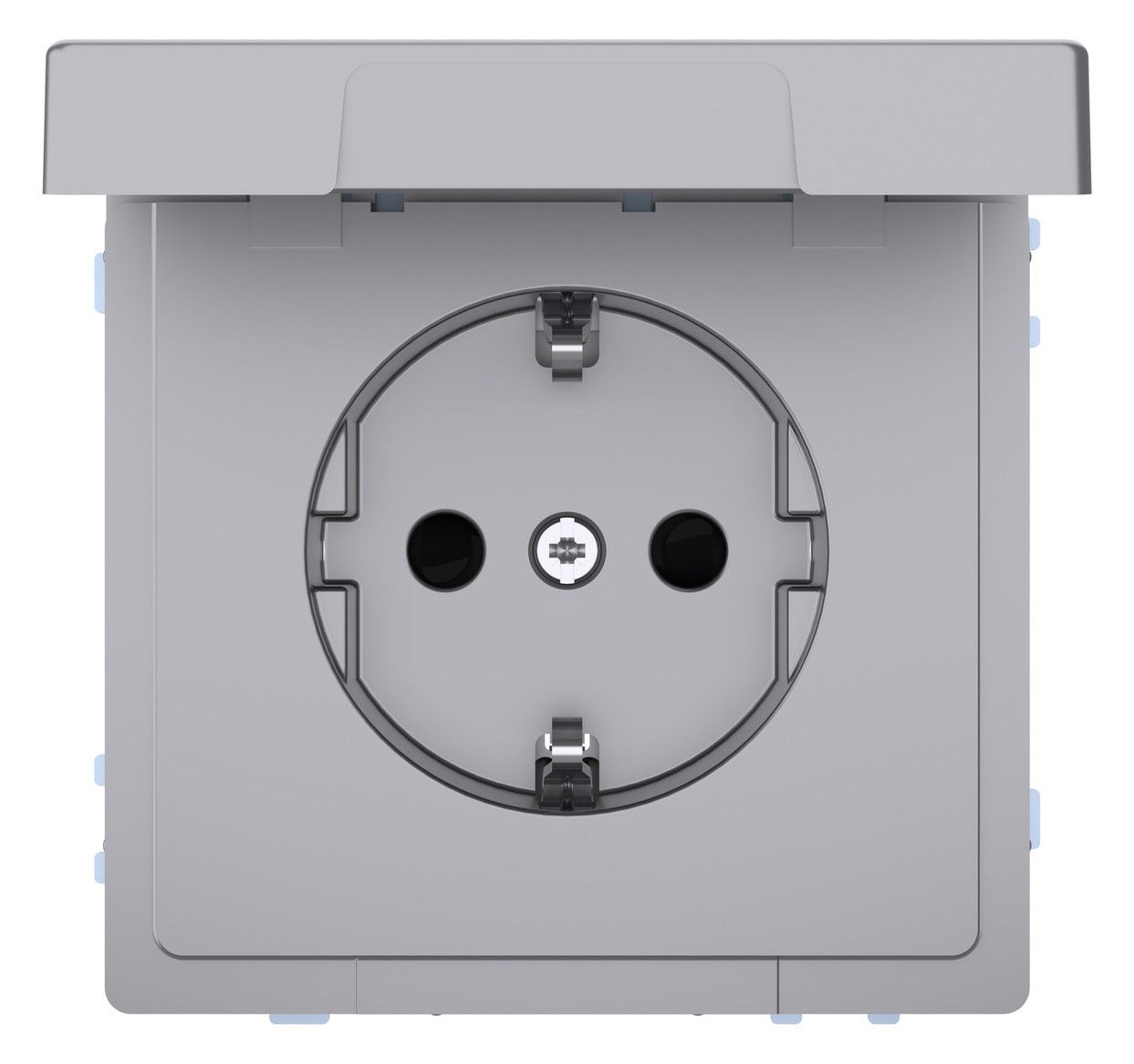 Mert MEG 2314-6036 SCHUKO-Steckdose m.Klappdeckel IP44 BRS StK Edelstahl