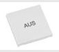ELDAT RTS22-ACC-04-24P Wippe AUS Format 55 anthrazit für Wandsender RTS22