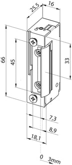 effeff 138F--------F91 Sicherheits.- türöffner o.Stulp 24VDC FaFix Uni