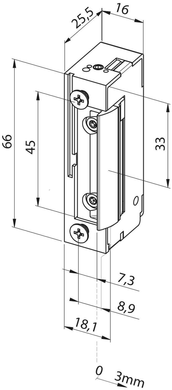 effeff 138F--------F91 Sicherheits.- türöffner o.Stulp 24VDC FaFix Uni