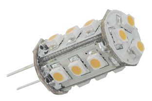 S&H 34693 LED-Leuchtmittel 15SMD 13x34,7mm G4 10-30VDC 10-18VAC 1,3W
