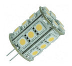 S&H 38926 LED-Leuchtmittel 24SMD5050 Ø23x42,5mm GY6,35 10-30VDC 10-18VAC 2,4W