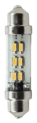 S&H 34696 LED-Soffitte 6SMD Ø10,2mmx37mm S8,5 10-30VDC 10-18VAC 0,5W 6500K dimm