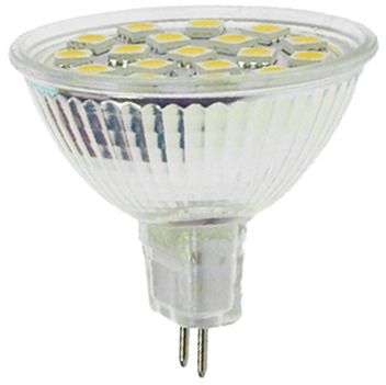 S&H 30591 LED MR16 18SMD Ø50x46mm dimmbar GU5,3 10-30VDC 10-18VAC 2,5W