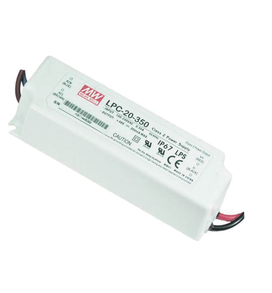 S&H 54632 LED-Trafo 118x35x26mm 90-264VAC/9-30VDC max.21W IP67
