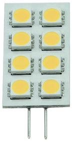 S&H 34603 LED-Leuchtmittel 8SMD Modul 17x42mm G4 10-30 VDC 10-18 VAC 1,3W