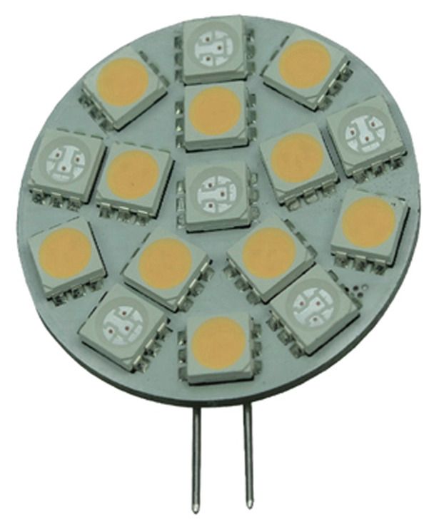 S&H 30754 LED-Leuchtmittel Modul 33mm G4 dimmbar 10-30VDC 10-18VAC 1,8W 3000K/rt
