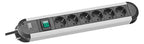 Bachmann 330.071 PRIMO 6xSchuko 1xSchalter Strom 1,75m Schuko
