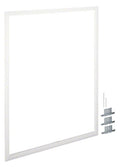 Hager FZ54B Blendrahmen universZ 4feldig RAL9010 f.Schrankgröße 1400x1050mm