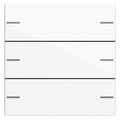 GIRA 575303 Wippenset 3fach Tastsensor4 System 55 Reinweiß glänzend